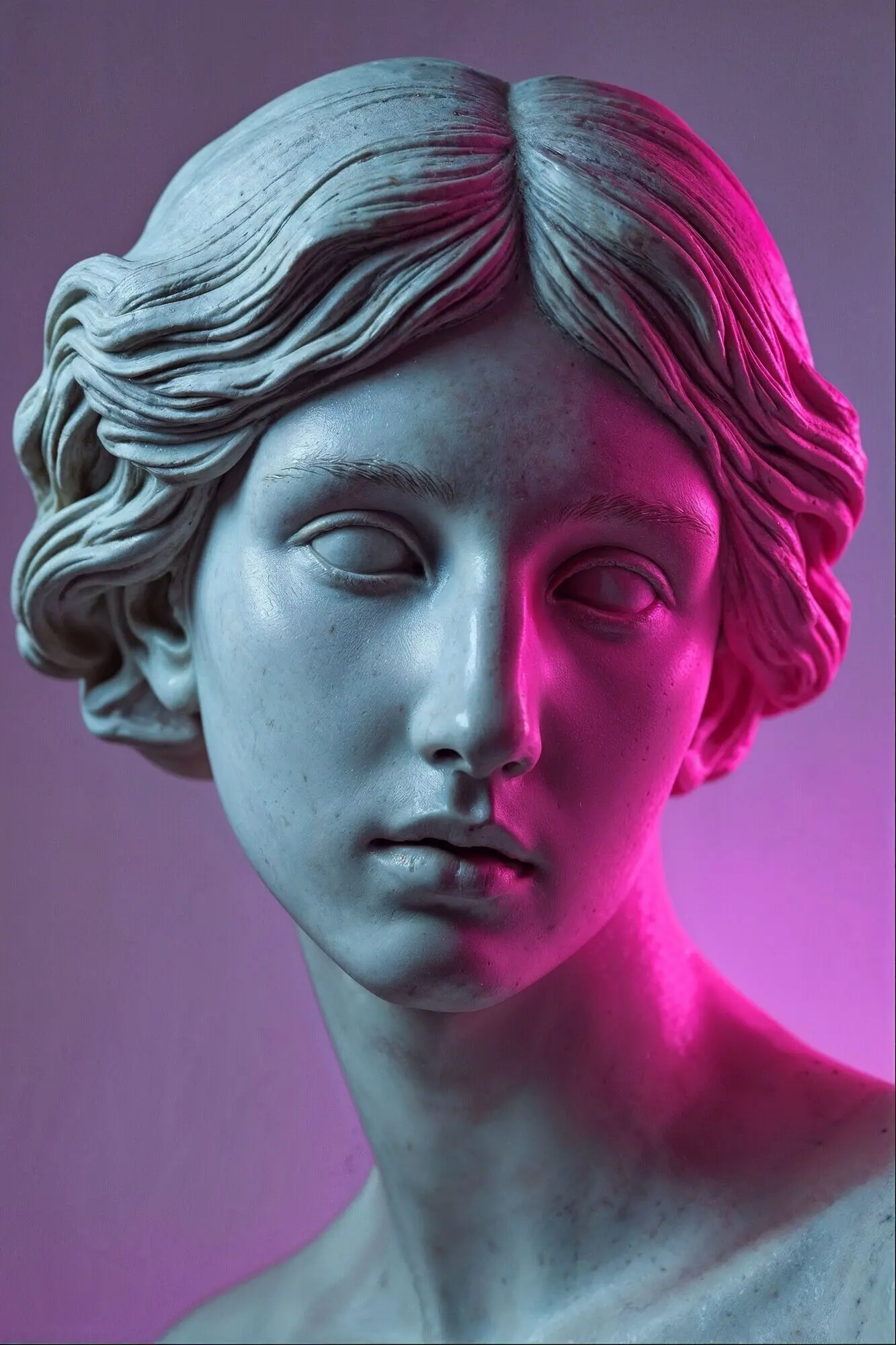 A medium shot of a luminous echoe.